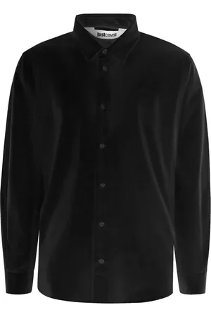Roberto Cavalli Hemd aus Samt