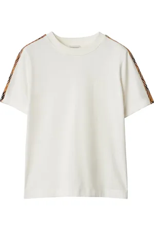 Burberry T-Shirt mit karierten Borten