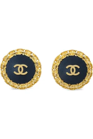 CHANEL 1990-2000 Ohrclips mit CC