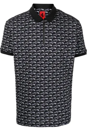 FERRARI Poloshirt mit -Print