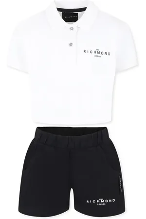 John Richmond Shorts-Set mit Logo