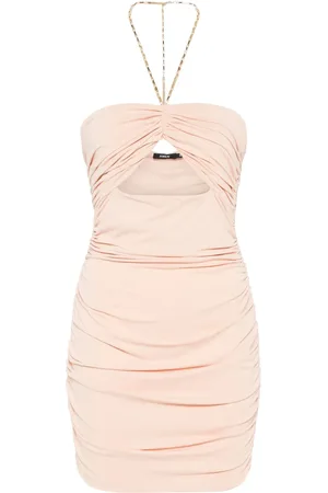 AMEN Minikleid mit Raffungen