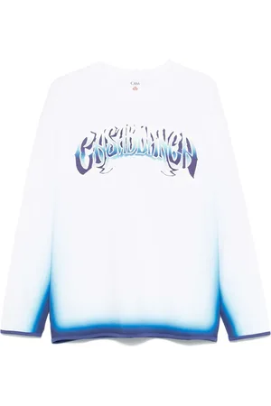 Casablanca T-Shirt mit ausgeblichenem Logo