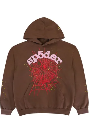 Sp5der Web "Brown" Hoodie