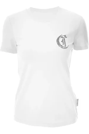 Roberto Cavalli T-Shirt mit Logo-Verzierung