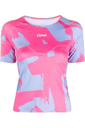 OFF-WHITE Kurzärmeliges Hemd mit Print
