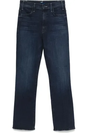 Mother The Hustler Jeans mit ausgefransten Kanten
