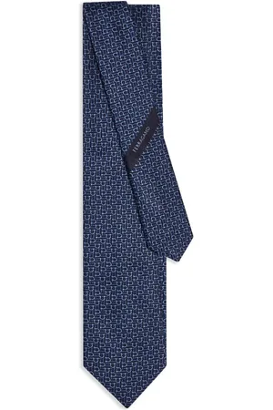 Salvatore Ferragamo Krawatte mit Gancini-Jacquardmuster