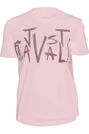 Roberto Cavalli T-Shirt mit Logo-Applikation