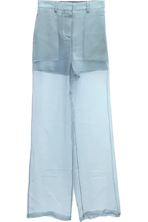 Burberry 2020s semi-transparente Seidenhose