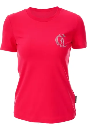 Roberto Cavalli T-Shirt mit Logo-Verzierung