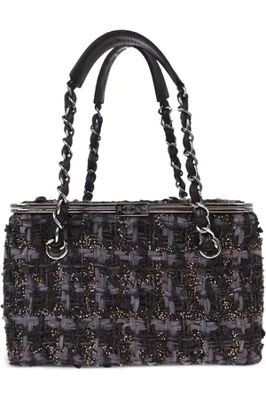 CHANEL 2006 Vanity Tote Bag aus Tweed