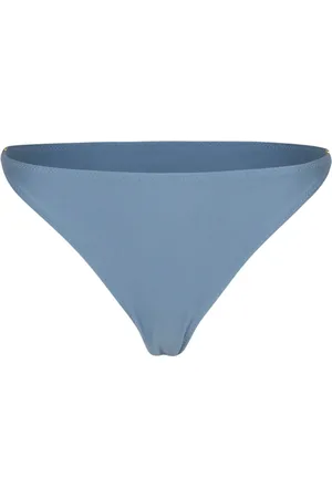 Ganni Bikinihöschen mit Logo-Schild