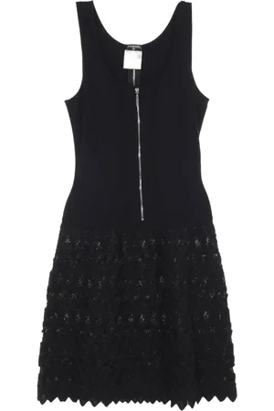 CHANEL 1986-1988 Kleid mit Reißverschlussdetail