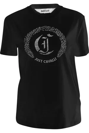 Roberto Cavalli T-Shirt mit Logo-Verzierung