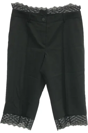 CHANEL 1986-1988 Culottes mit Spitzenbesatz