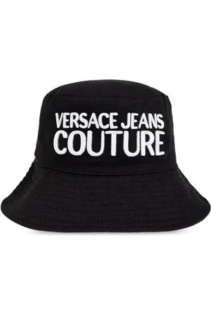 VERSACE Fischerhut mit Logo-Stickerei