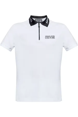 VERSACE Poloshirt mit Logo-Print