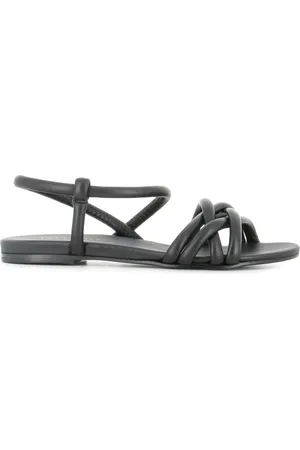 ROBERTO DEL CARLO Flache Riemchensandalen