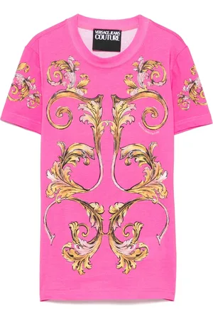 VERSACE T-Shirt mit Barocco-Print