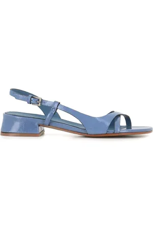 ROBERTO DEL CARLO Riemchensandalen mit Blockabsatz