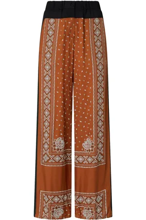 Pinko Hose mit Bandana-Print