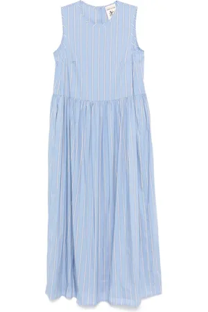 SEMICOUTURE Gestreiftes Midikleid