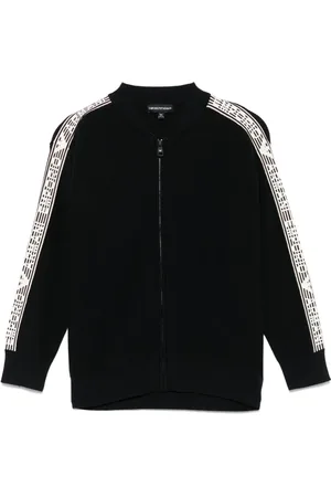 Emporio Armani Jacquard-Cardigan mit Logo