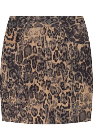 Gestuz Minirock mit Leoparden-Print