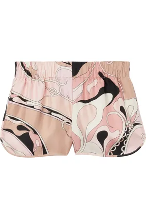 Puccini Shorts mit Orchideen-Print