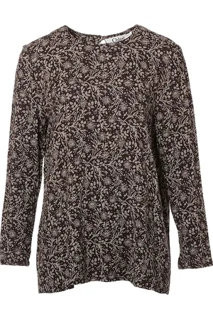Chloé 1980-1990s Oberteil mit Blumen-Print