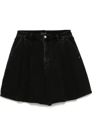 AGNÈS B. Jeans-Shorts mit Falten