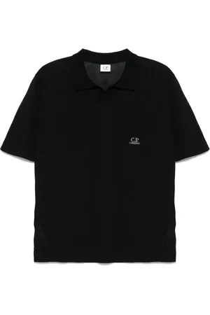 C.P. Company T-Shirt mit Logo-Stickerei