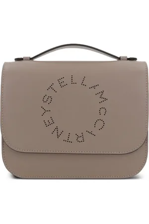 Stella McCartney Schultertasche mit perforiertem Logo