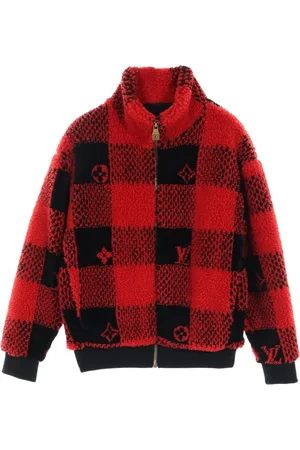 LOUIS VUITTON 2010s Damier Fleecejacke