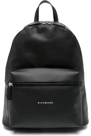 John Richmond Rucksack mit Logo-Print