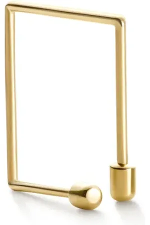 SHIHARA 18kt Twist Square 02 Gelbgoldohrring