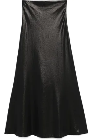 NUDE Laminiertes Maxikleid