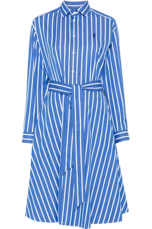 Ralph Lauren Gestreiftes Midikleid