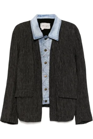 GREG LAUREN Jacke mit Einsätzen