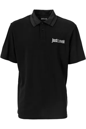 Roberto Cavalli Poloshirt mit Logo-Stickerei