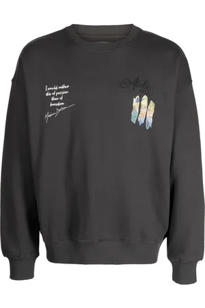 Musium Div. Sweatshirt mit Malerei-Print