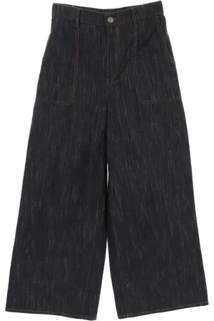 CHANEL 1986-1988s Wide-Leg-Jeans