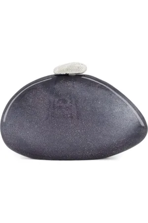 BENEDETTA BRUZZICHES Clutch mit Glitter-Optik