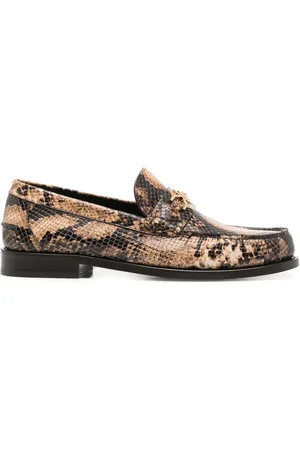 VERSACE Loafer mit Schlangen-Effekt