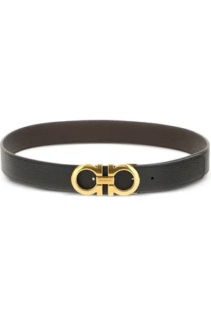 Salvatore Ferragamo Ledergürtel mit Logo-Schnalle