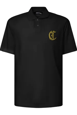Roberto Cavalli Poloshirt mit Logo-Stickerei
