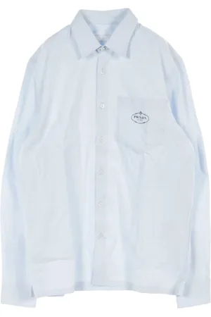 Prada 2010s Hemd mit Logo-Stickerei