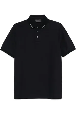 Emporio Armani Poloshirt mit Jacquard-Logo