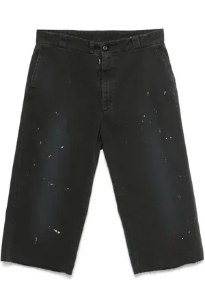 Maison Margiela Shorts mit Farbklecks-Detail